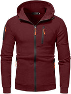 R&B | Kapuzenjacke Sportlich Freizeit - Bequemer Hoodie mit Reißverschluss und Taschen