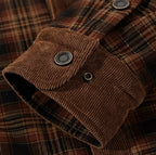 R&B | Outdoor Flanelljacke Im Holzfäller-Stil mit Fleece - Freizeit- und Arbeitsjacke