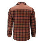 R&B | Outdoor Flanelljacke Im Holzfäller-Stil mit Fleece - Freizeit- und Arbeitsjacke