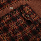 R&B | Outdoor Flanelljacke Im Holzfäller-Stil mit Fleece - Freizeit- und Arbeitsjacke