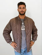 R&B | Herren Rauten Stepp Bomberjacke
