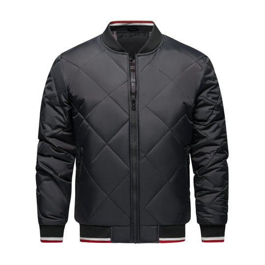 R&B | Herren Rauten Stepp Bomberjacke