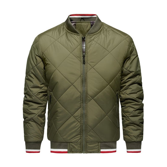 R&B | Herren Rauten Stepp Bomberjacke