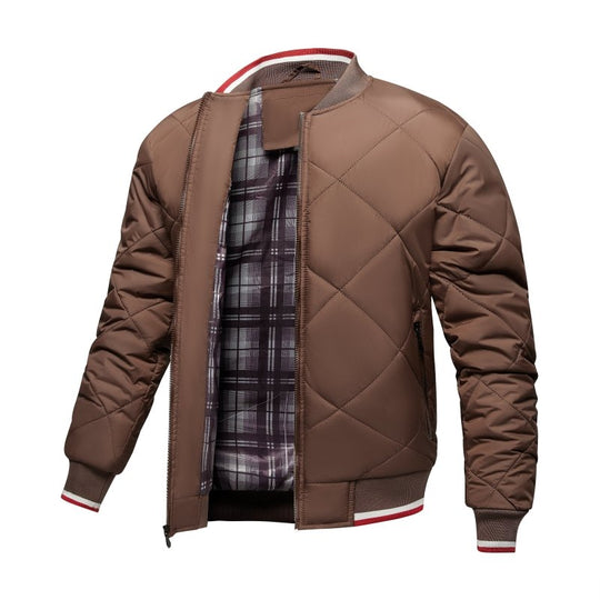 R&B | Herren Rauten Stepp Bomberjacke