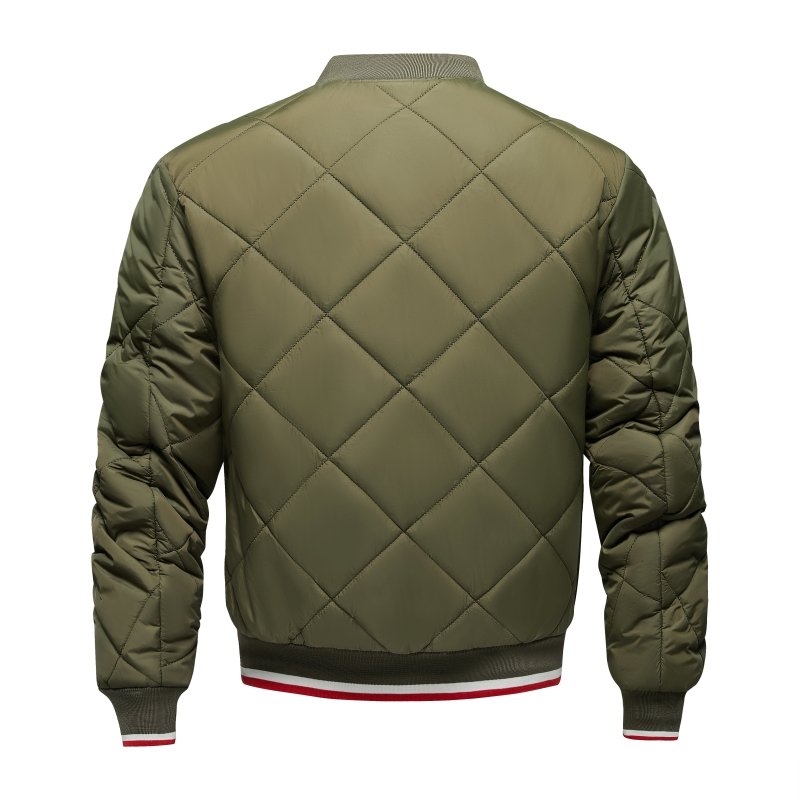 R&B | Herren Rauten Stepp Bomberjacke