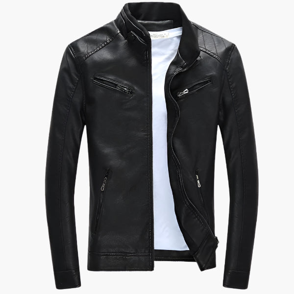 R&B | Bikerjacke Im Modernen Stil für Freizeit und Ausgehen
