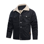 R&B | Herren Sherpa Kragen Freizeitjacke