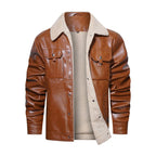 R&B | Herren Sherpa Kragen Freizeitjacke