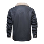 R&B | Herren Sherpa Kragen Freizeitjacke