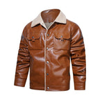 R&B | Herren Sherpa Kragen Freizeitjacke