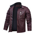 R&B | Herren Slim-Fit Bikerjacke