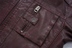 R&B | Herren Slim-Fit Bikerjacke
