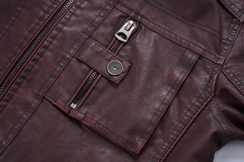R&B | Herren Slim-Fit Bikerjacke