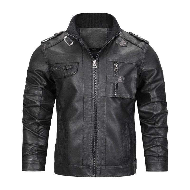 R&B | Herren Slim-Fit Bikerjacke