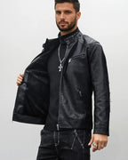 R&B | Bikerjacke Im Modernen Stil für Freizeit und Ausgehen