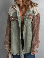 R&B | Schöne & Kuschelige Weinlese Cordjacke