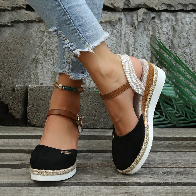 Vintage Wedge Sandalen R&B