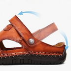 R&B | Herren Barfuss Sandalen Schwarz