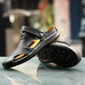 R&B | Herren Barfuss Sandalen Schwarz