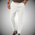 R&B | Herren Chino Hose Weiß Stoffhose