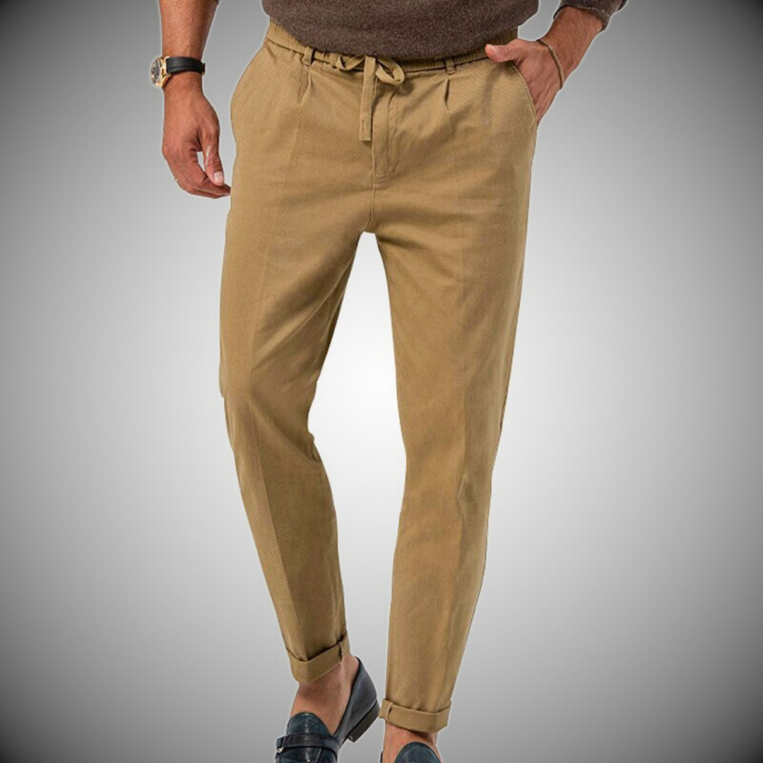 R&B | Herren Chino Hose Weiß Stoffhose
