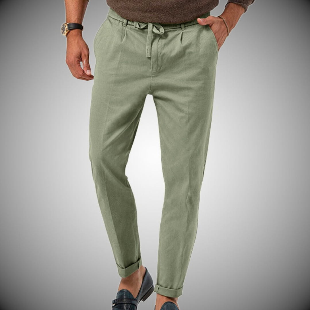 R&B | Herren Chino Hose Weiß Stoffhose