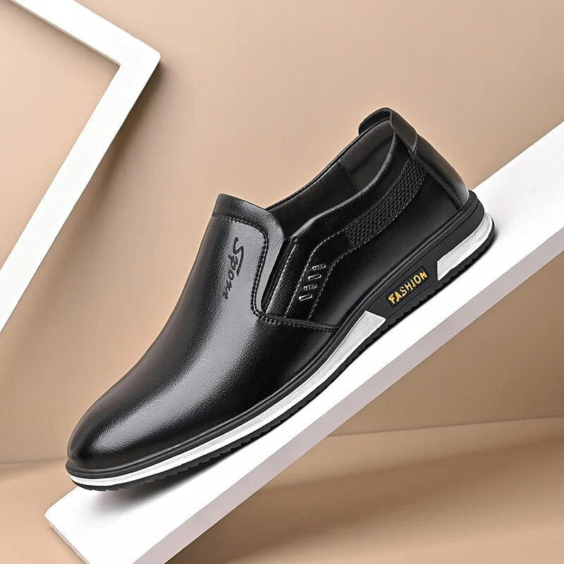 R&B | Herren Sommer Loafer Schwarz
