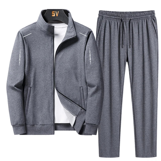 R&B | Trainingsanzug - Bequemes Set mit sportlicher Jacke und elastischen Hosen für den täglichen Gebrauch