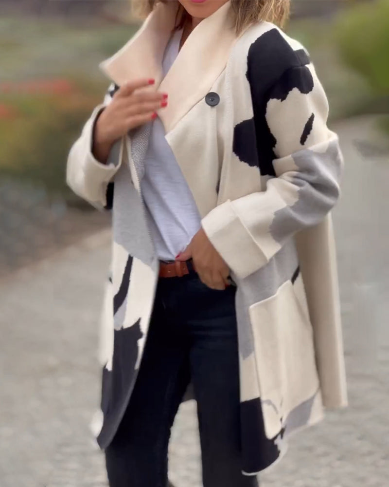 R&B | Jacke mit Langen Ärmeln und Druck