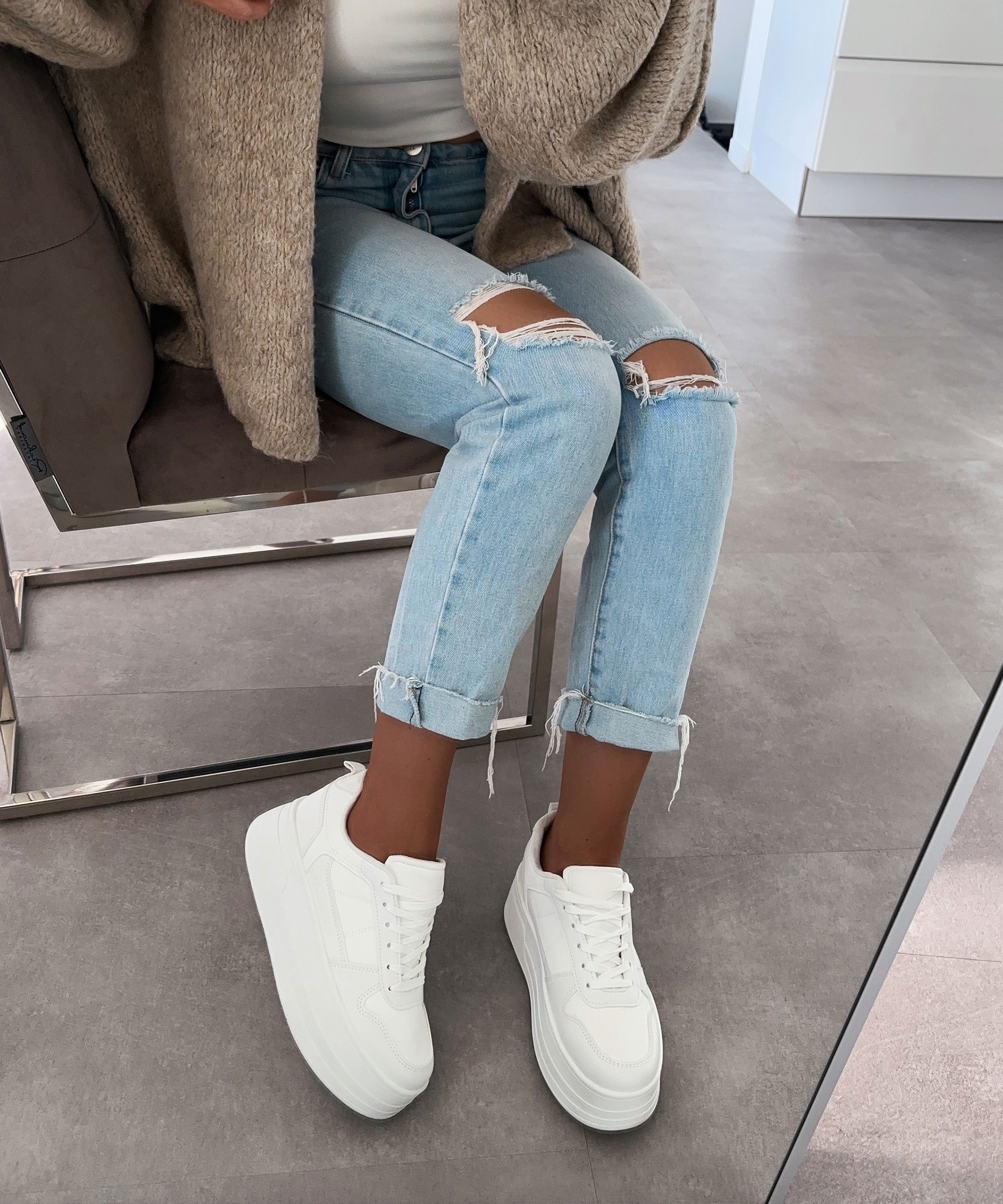 Sneaker Georgia Weiß