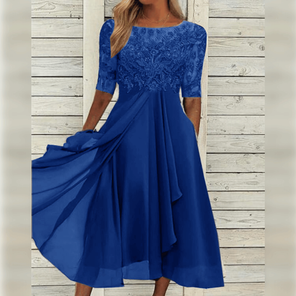 R&B | Hochzeitsgast Kleid Elegante Midi