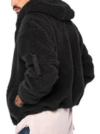 R&B | Kapuzenfleece Männer Winterjacke