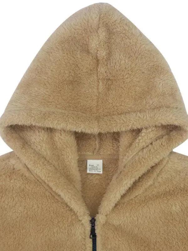 R&B | Kapuzenfleece Männer Winterjacke