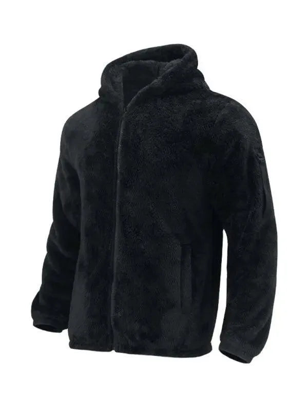 R&B | Kapuzenfleece Männer Winterjacke
