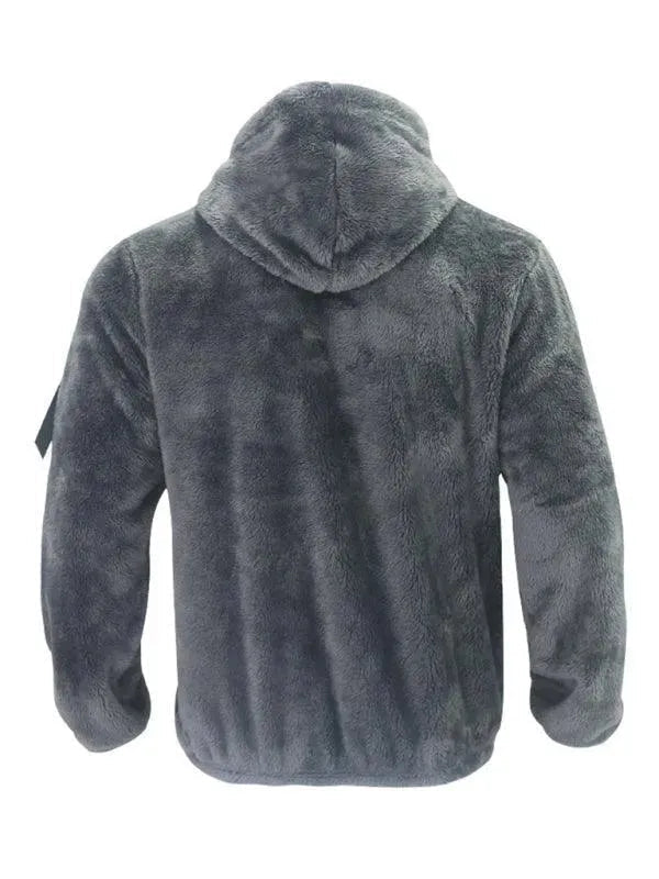 R&B | Kapuzenfleece Männer Winterjacke