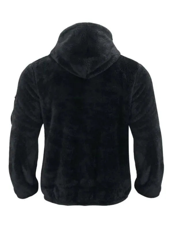 R&B | Kapuzenfleece Männer Winterjacke