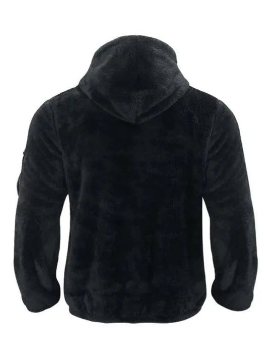R&B | Kapuzenfleece Männer Winterjacke