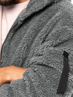 R&B | Kapuzenfleece Männer Winterjacke