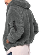 R&B | Kapuzenfleece Männer Winterjacke
