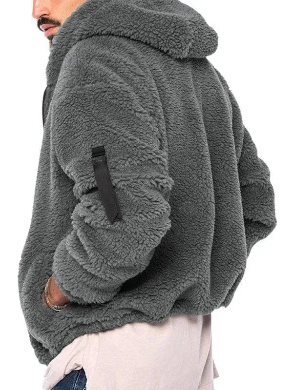 R&B | Kapuzenfleece Männer Winterjacke