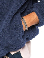 R&B | Kapuzenfleece Männer Winterjacke
