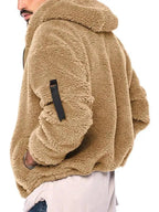 R&B | Kapuzenfleece Männer Winterjacke