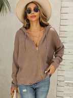 R&B | Hole Frauen Strickjacke Pullover