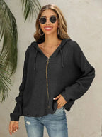 R&B | Hole Frauen Strickjacke Pullover