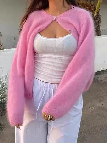 R&B | Mohair Strickjacke