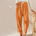 R&B | Hoher Taille Lockere Passform Weiche Ripptextur mit Falten