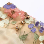 Einzigartiges Handgemachtes Blumenkleid