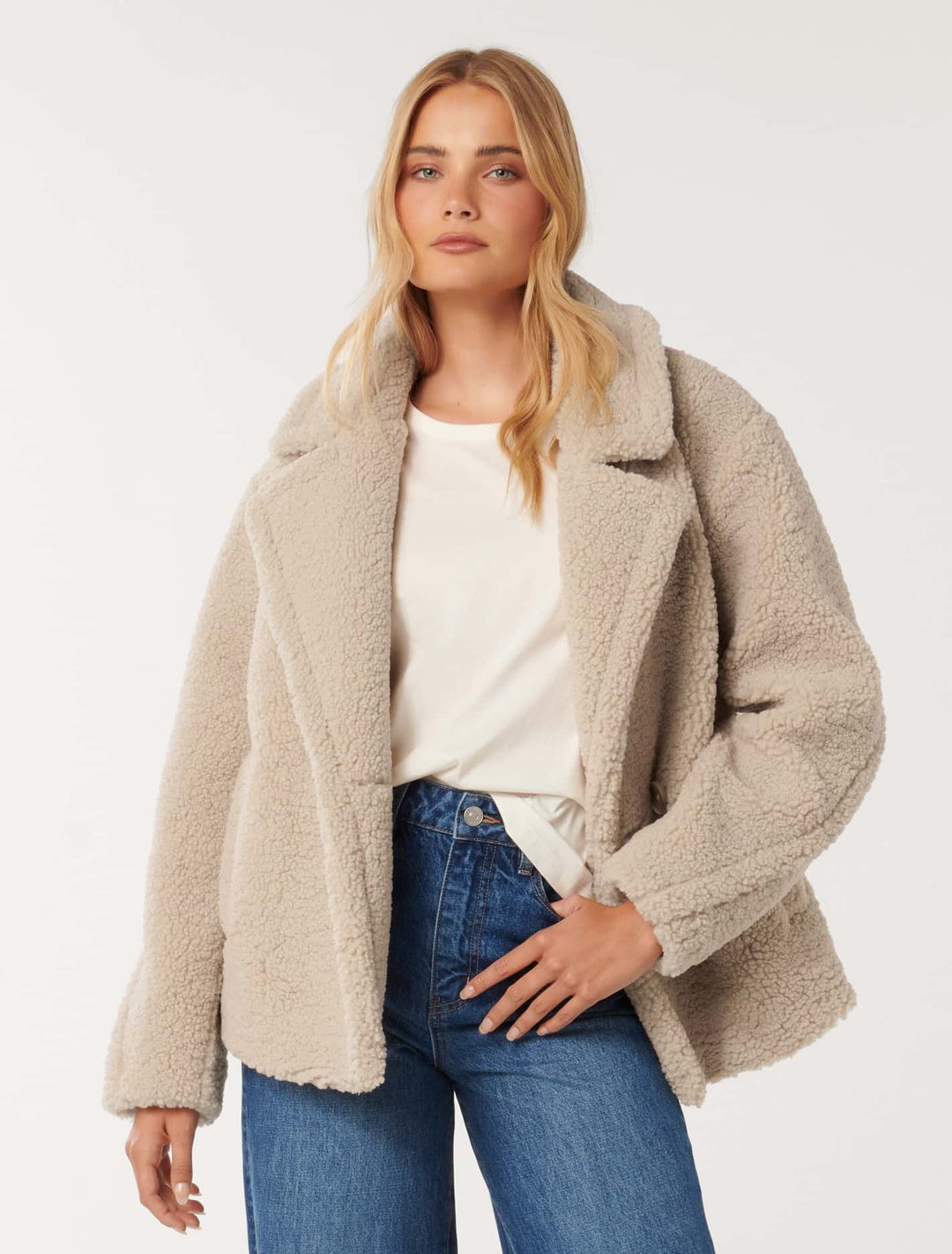 R&B | Langarm Teddyjacke