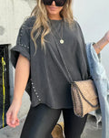 R&B | Oversized Nieten T-Shirt