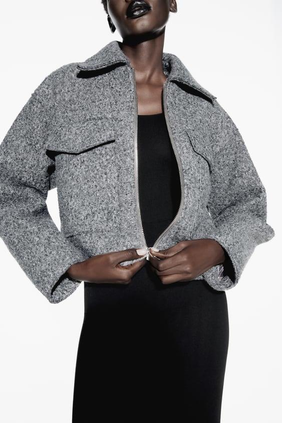 R&B | Kragen Kürzere Jacke